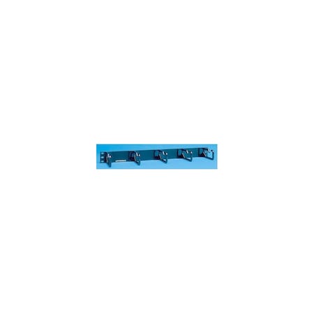Ortronics CABLE MGMT PANEL HORIZONTAL 1U, 1.7"H X 2.70"D WITH 5 PLASTIC 808004759